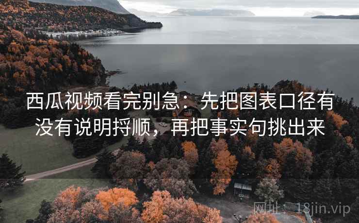 西瓜视频看完别急：先把图表口径有没有说明捋顺，再把事实句挑出来